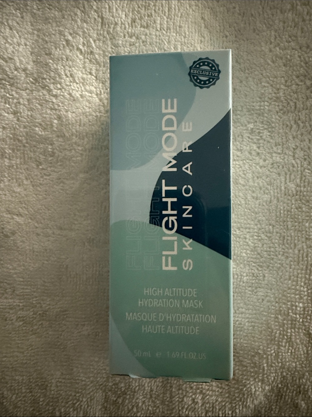 Flight Mode Skincare High Altitude Hydration Mask - Teal & Blue